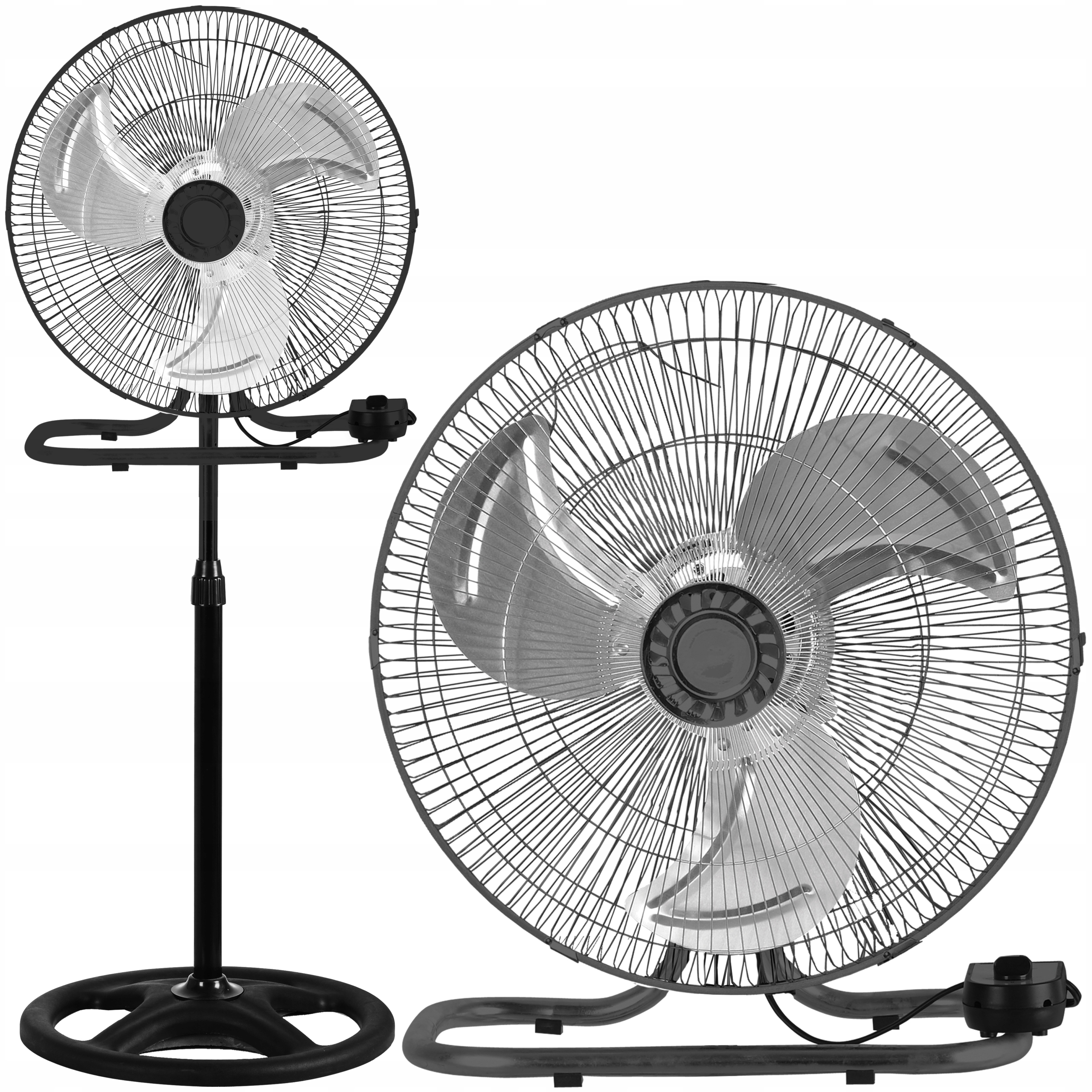 LTC WT04C podlahový ventilátor VENTILÁTOR PODLAHOVÝ STOJANÝ VENTILÁTOR STENY čierny