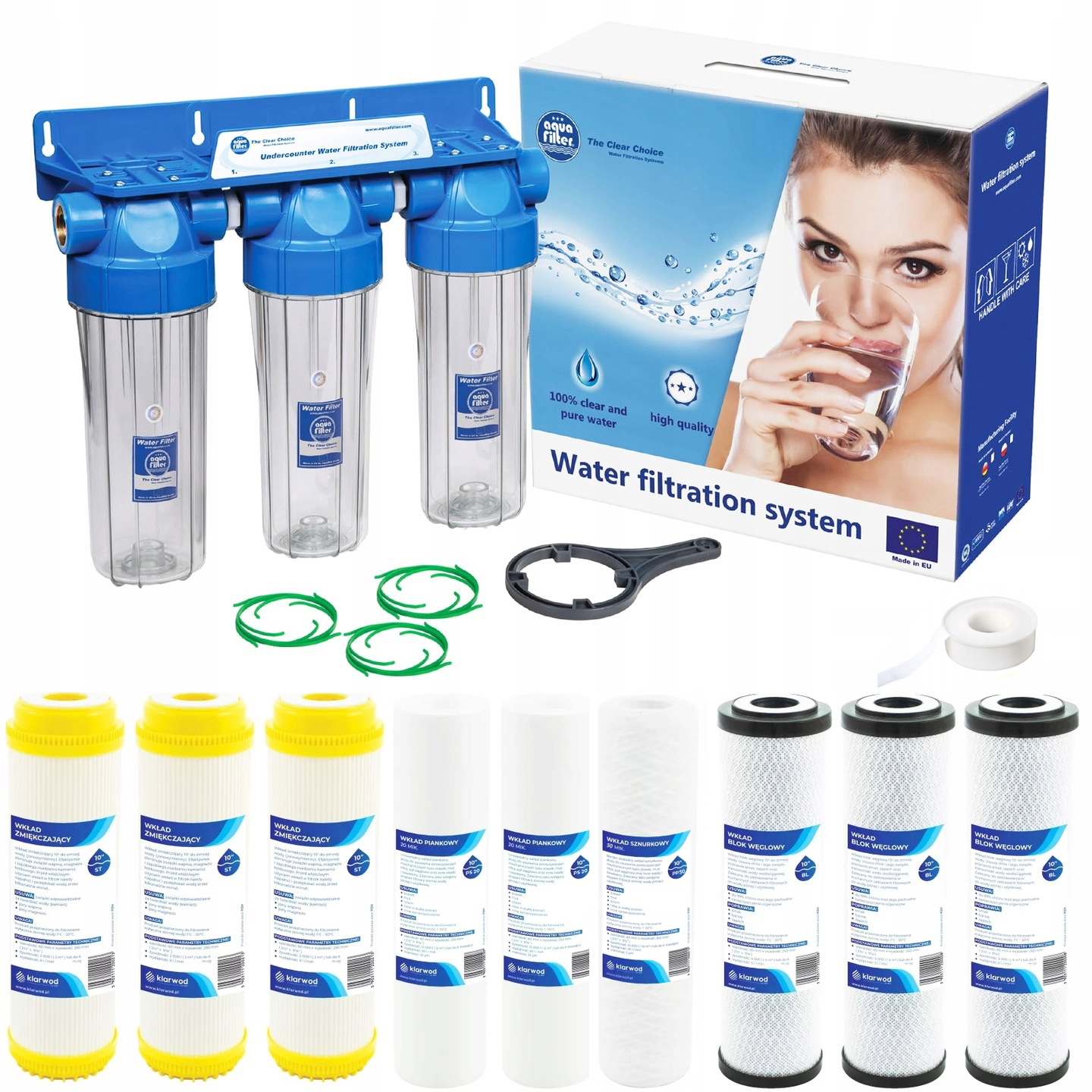 Aquafilter FHPRCL34-B-TRIPLE úpravňa vody + 10 ďalších produktov