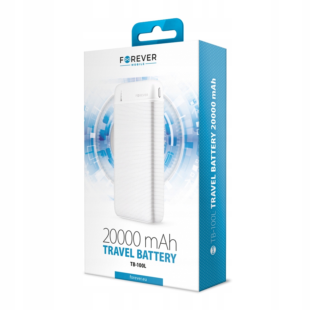 Powerbanka Forever 20000 mAh biela