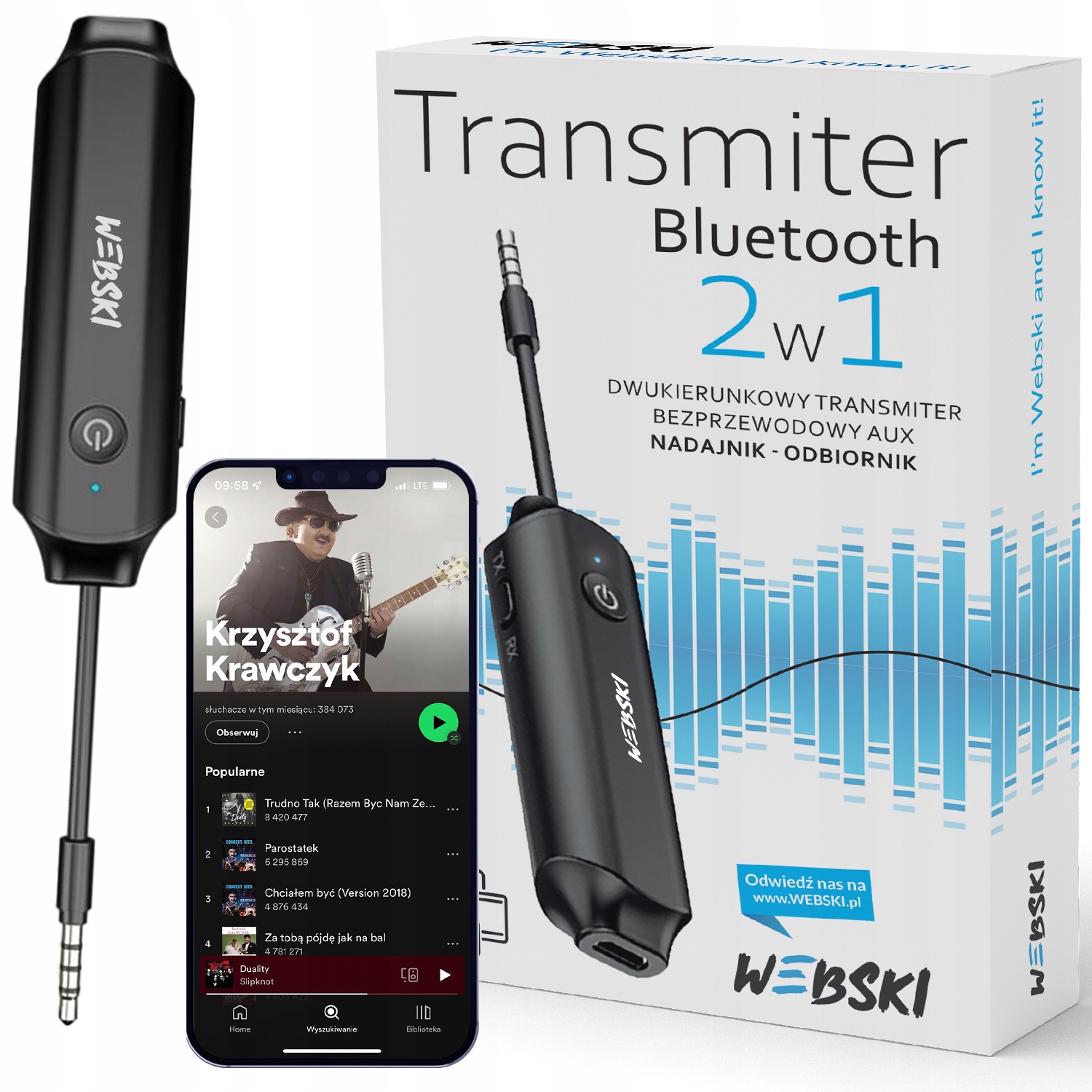 Adaptér Bluetooth Webski RCS01