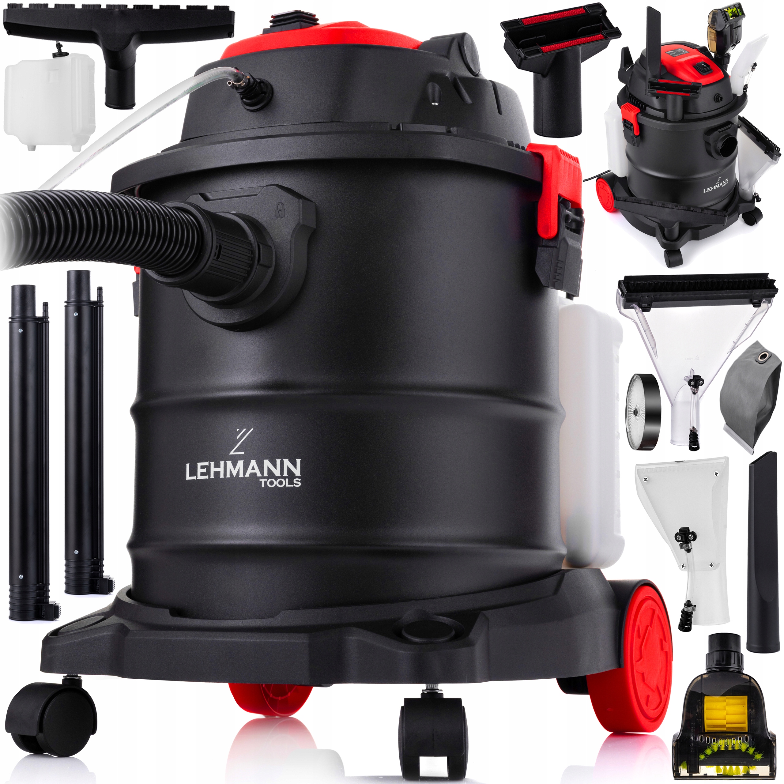 Lehmann UltraWash 2000 W umývací vysávač, čierny