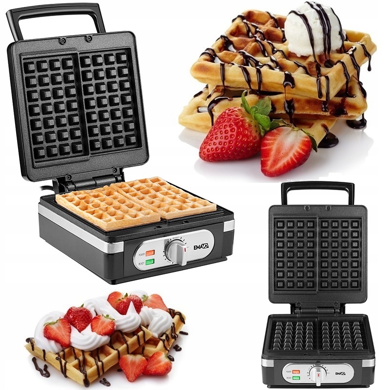 EMAVO EMAGOF47007 vaflovač 1400 W čierny