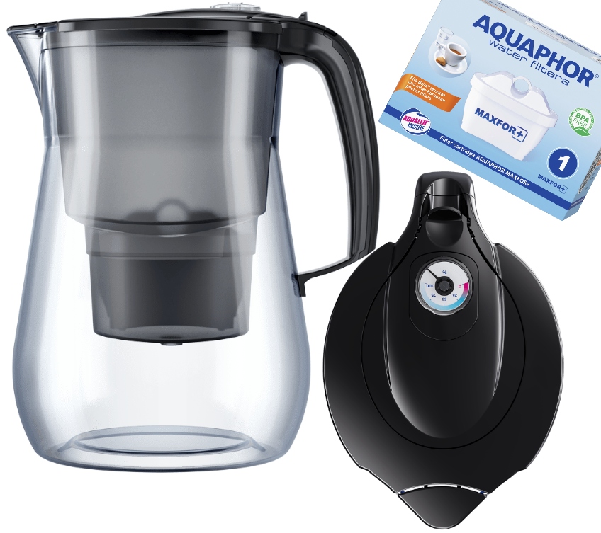 Filtračná kanvica Aquaphor Onyx 4,2 l, čierna