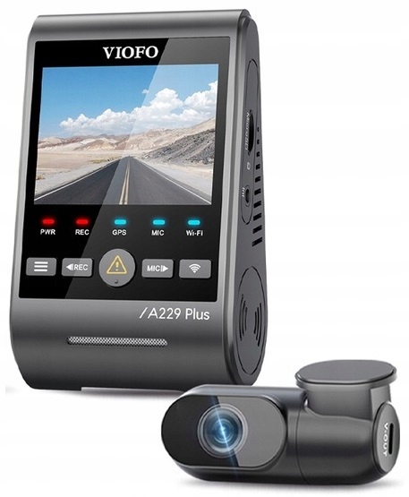 VIOFO A229 PLUS 2CH HDR autokamera GPS WIFI SONY STARVIS 2