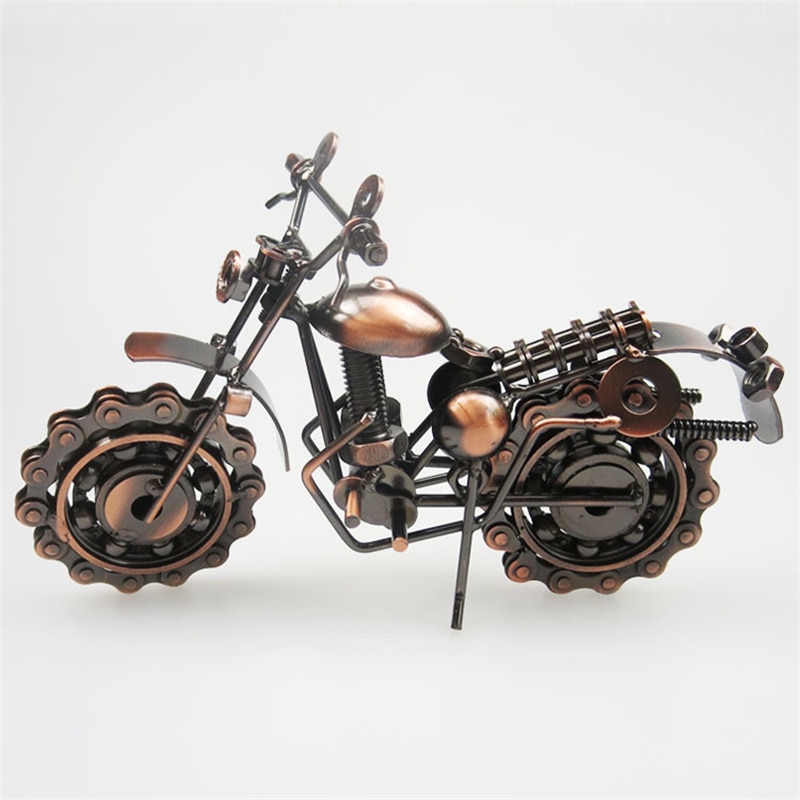Vintage motocyklový model retro motora figurínového železa
