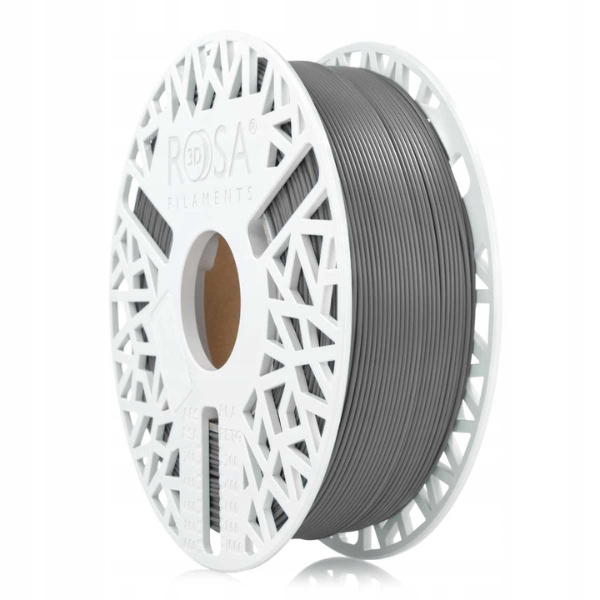 PLA Rosa 3d filament 1,75 mm 1000 g šedý