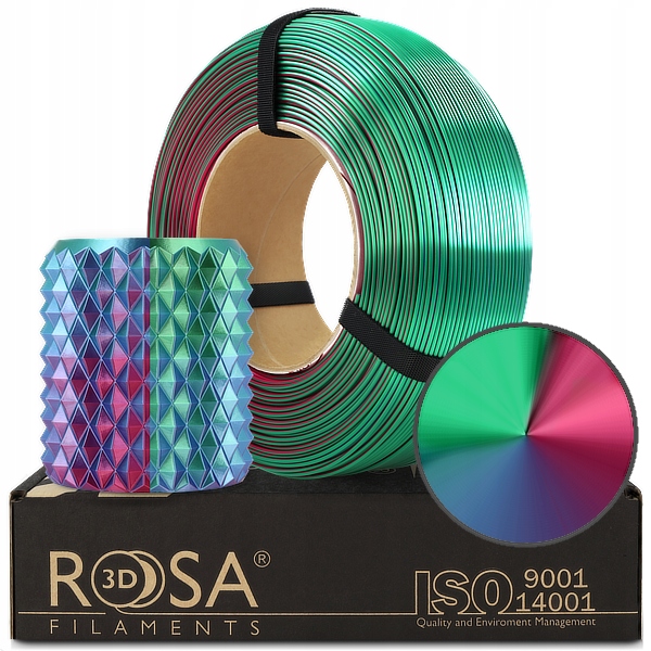 PLA Rosa 3d filament 1,75 mm 1000 g, viacfarebný