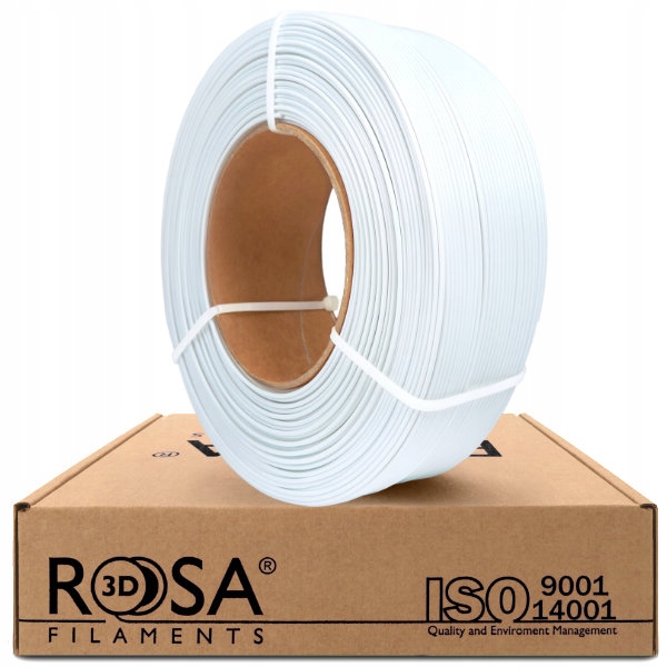 PLA Rosa 3d filament 1,75 mm 1000 g biely