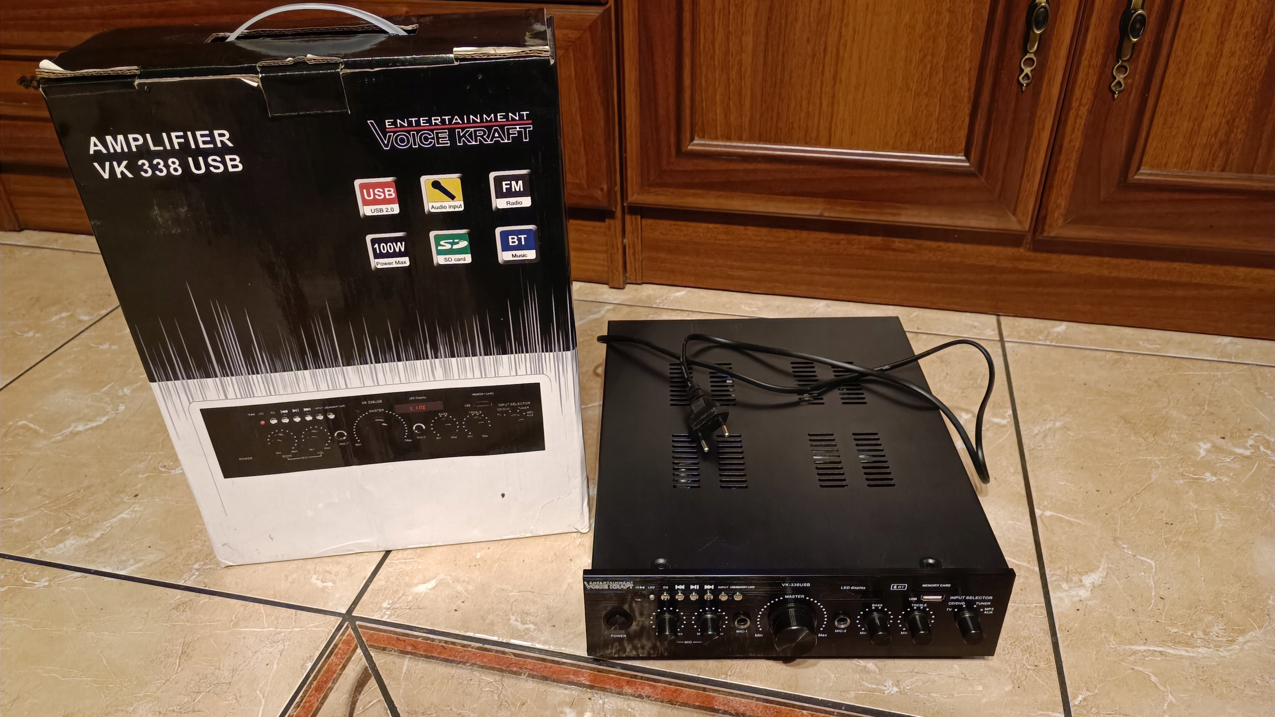 Hlasové remeselné hifi USB AUX Bluetooth zosilňovač