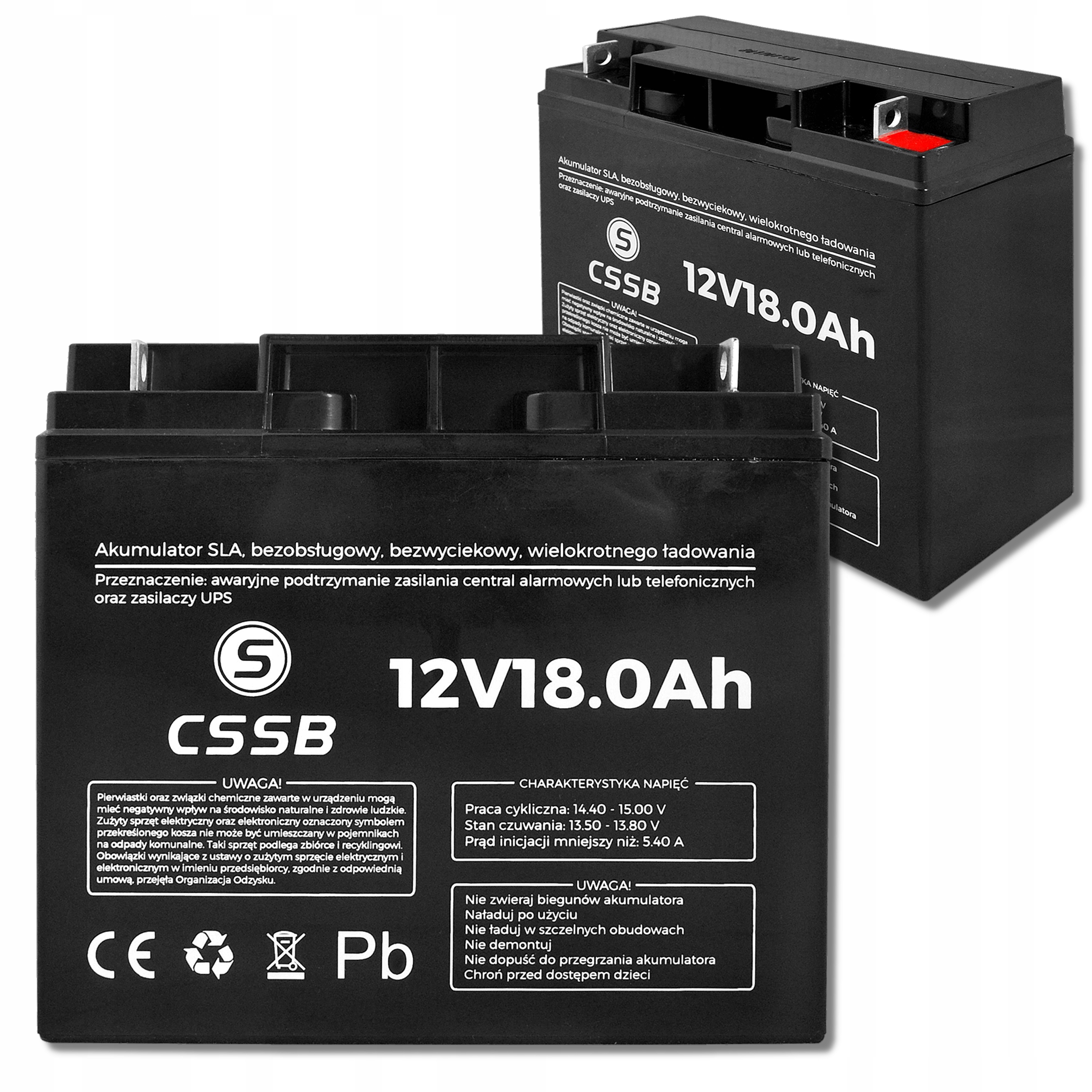 Akumulátor TMT 12 V 18 Ah
