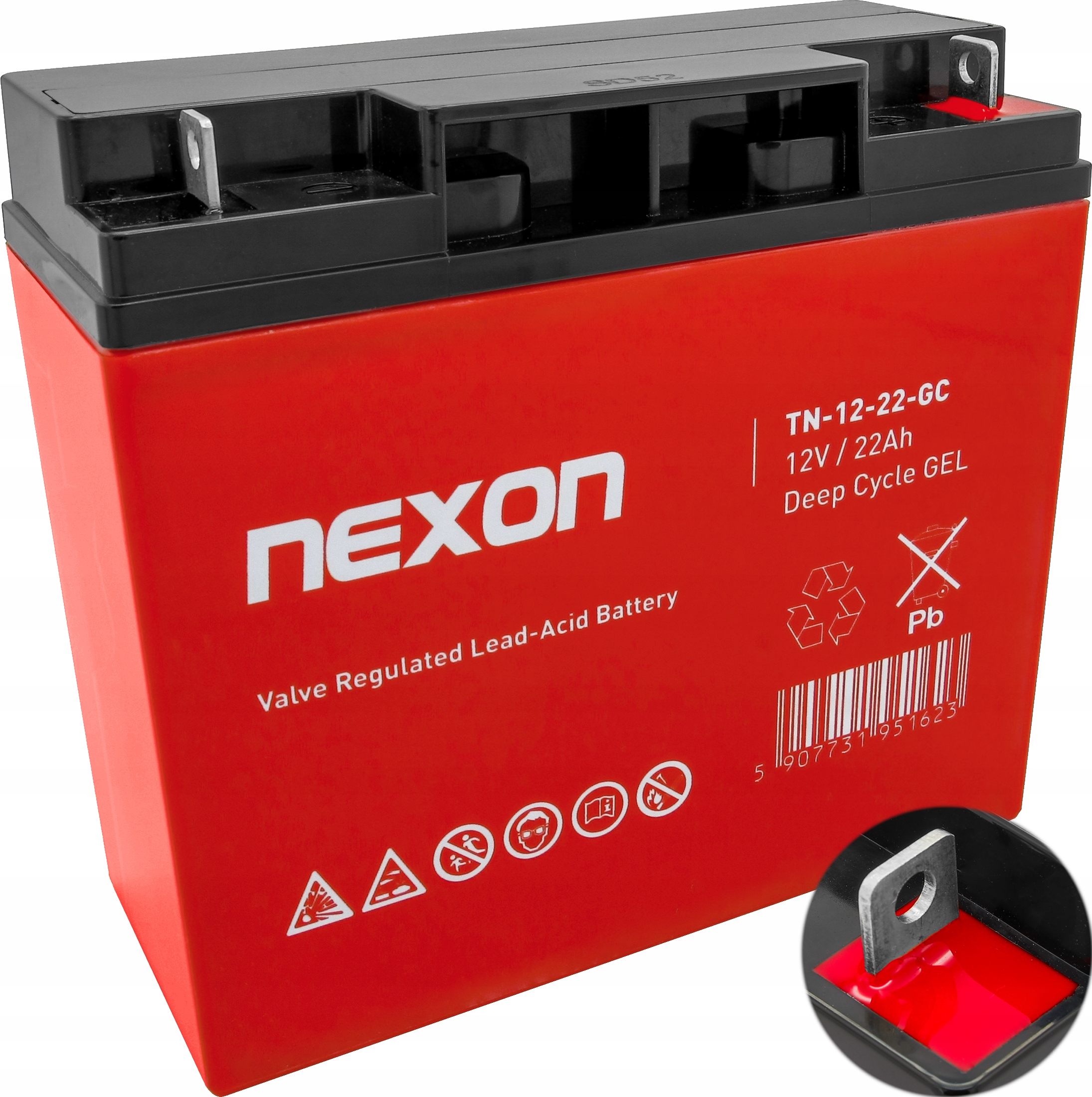 Akumulátor Nexon 12 V 22 Ah