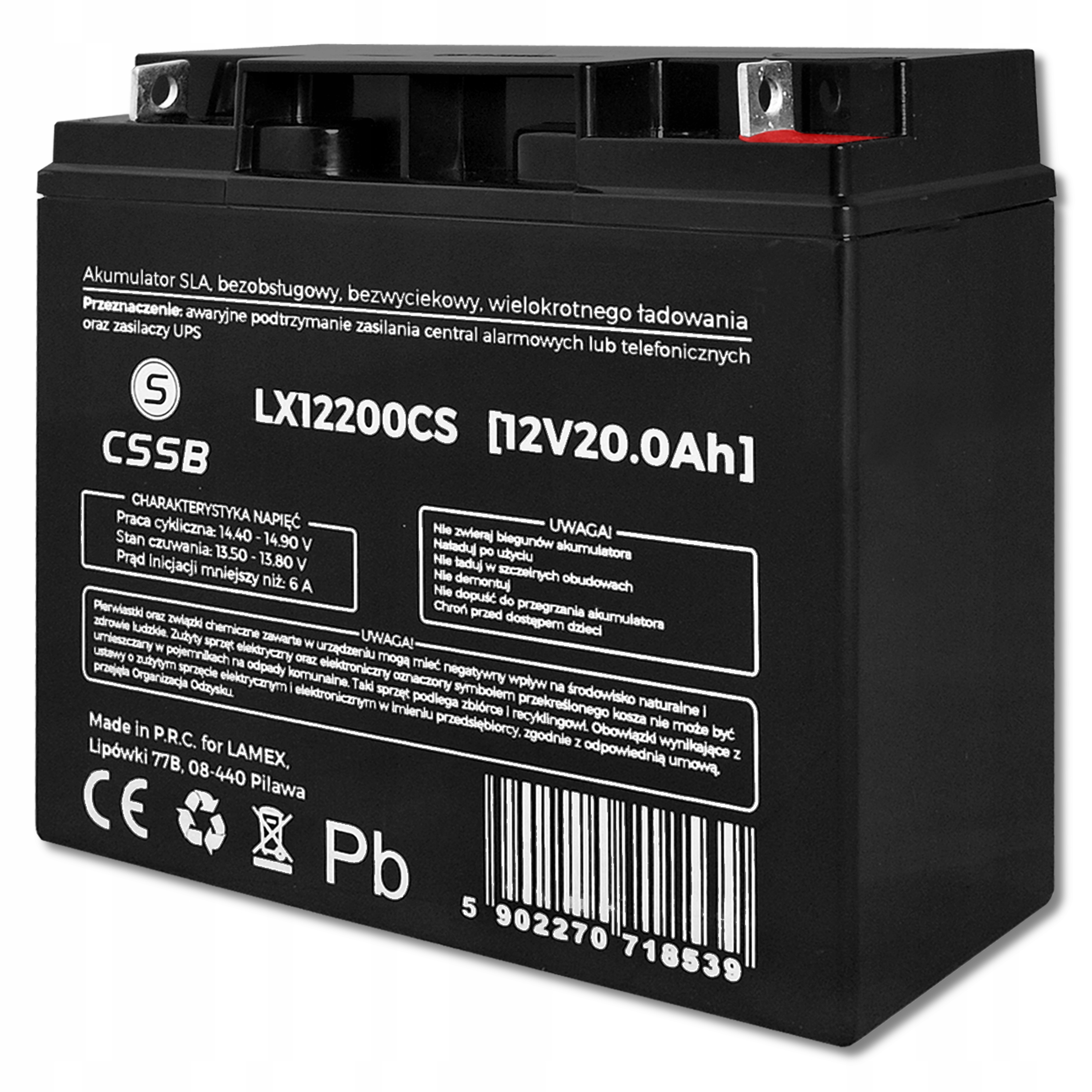 Akumulátor Cssb 12 V 20 Ah