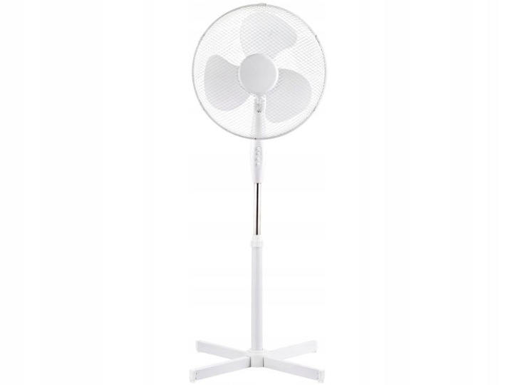 Biely podlahový ventilátor Platinet PSF1616W