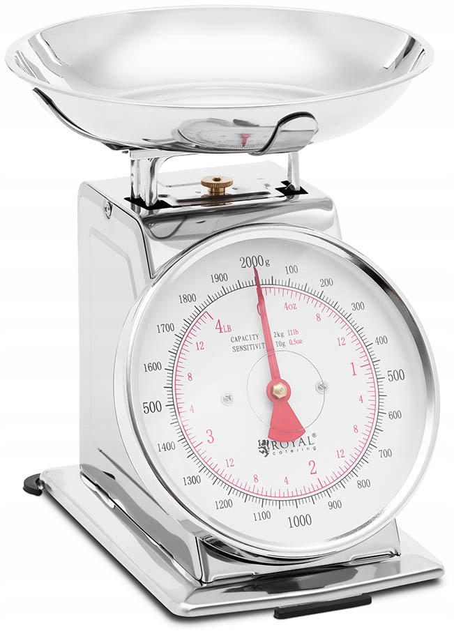 Kuchynská stupnica Royal Catering RCSK-02 Striebro/šedá 2 kg