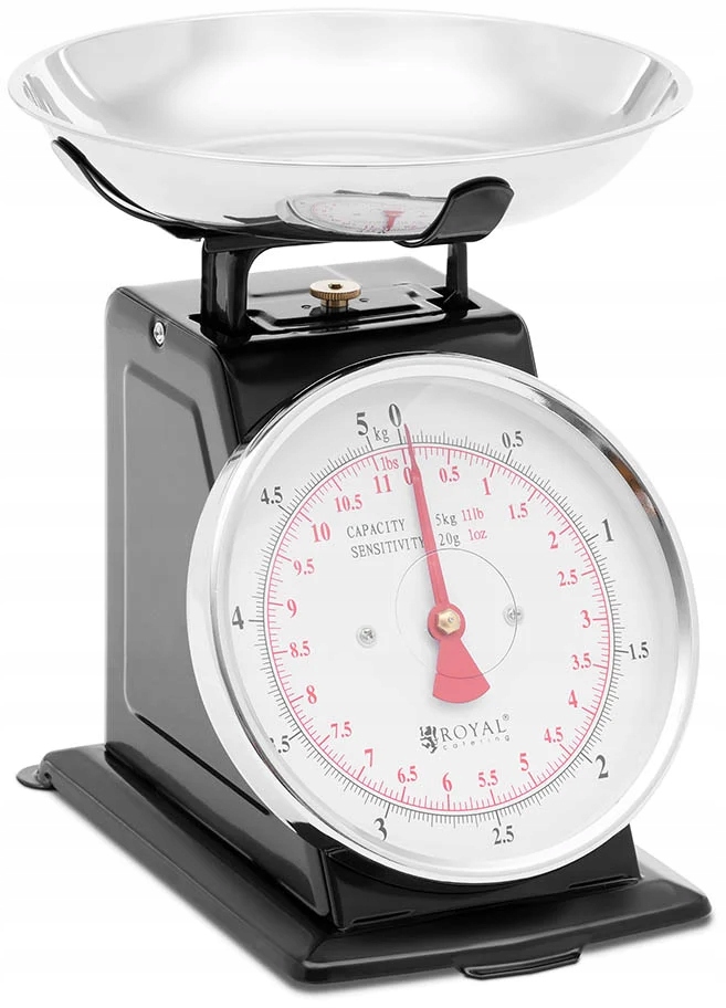 Kuchynská škála Royal Catering RCSK-01 Čierna 5 kg