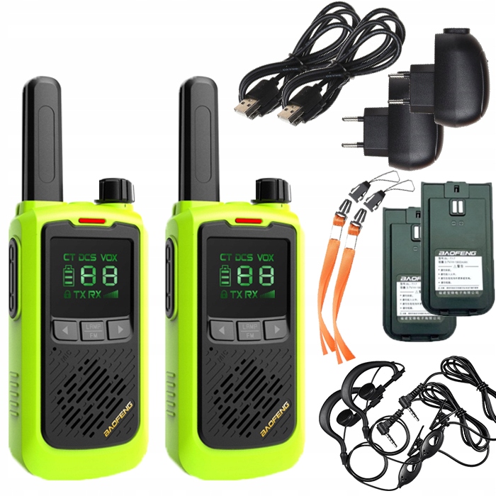 Vysielačka Baofeng BF-T17 EU 1800mAh + slúchadlá