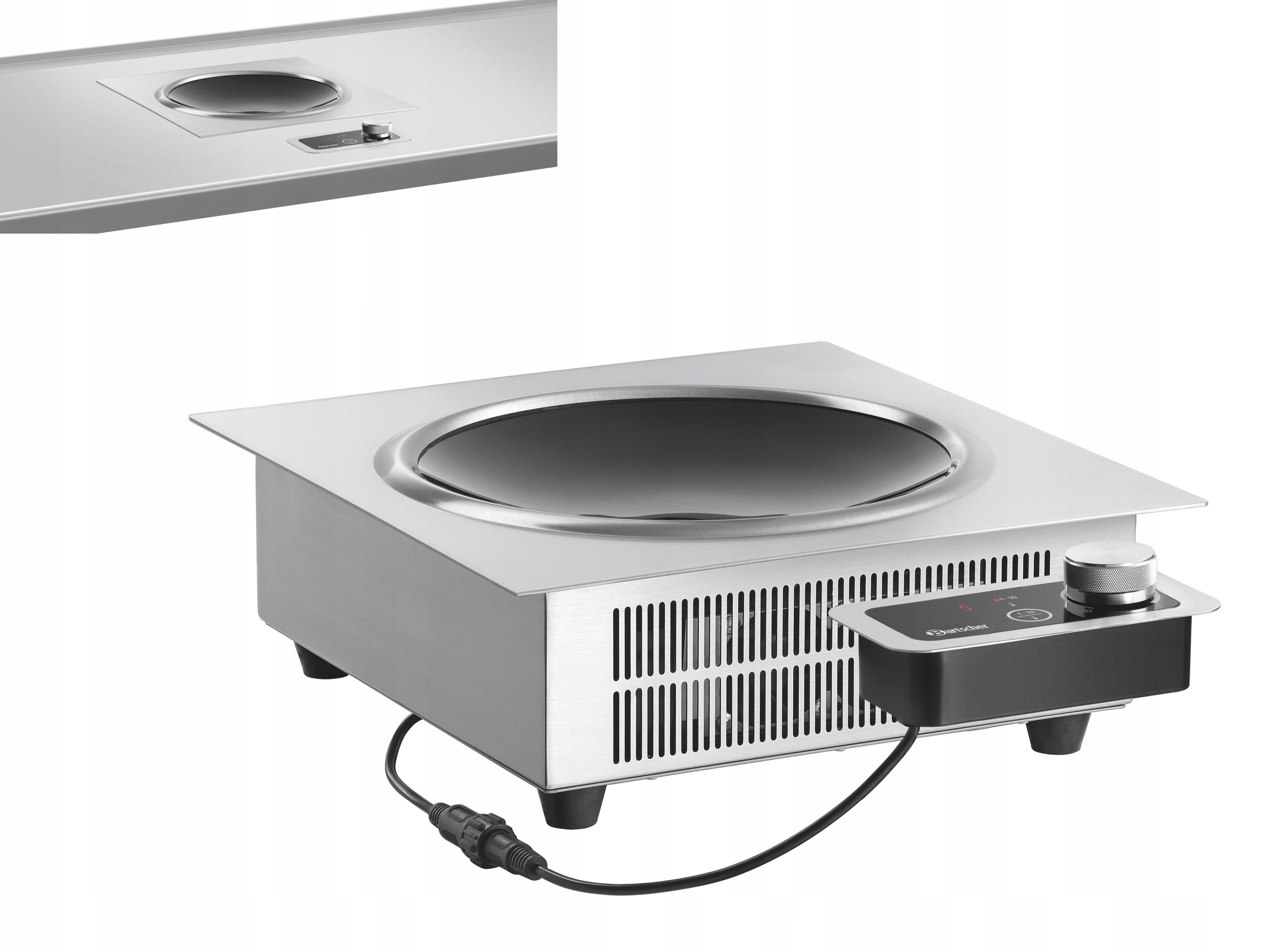Indukčný wok 3.5kW Samostatný ovládací panel