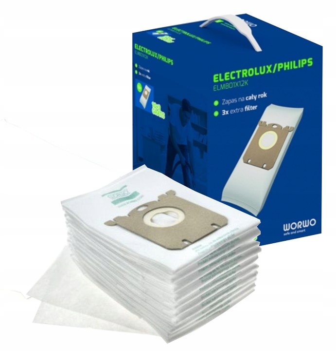 Vrecko, sáčok do vysávača - Vrecia AEG Maximus Esensio E202 E203 FC HR UMP3 12X