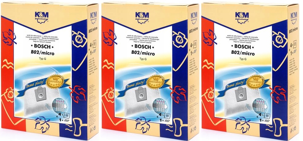 Vrecko, sáčok do vysávača - Vrece na textilný vysávač B02/Micro 4 PCS.