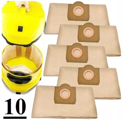 Vrecko, sáčok do vysávača - Vrecká na vákuové čističku Karcher 80 cm 10 ks
