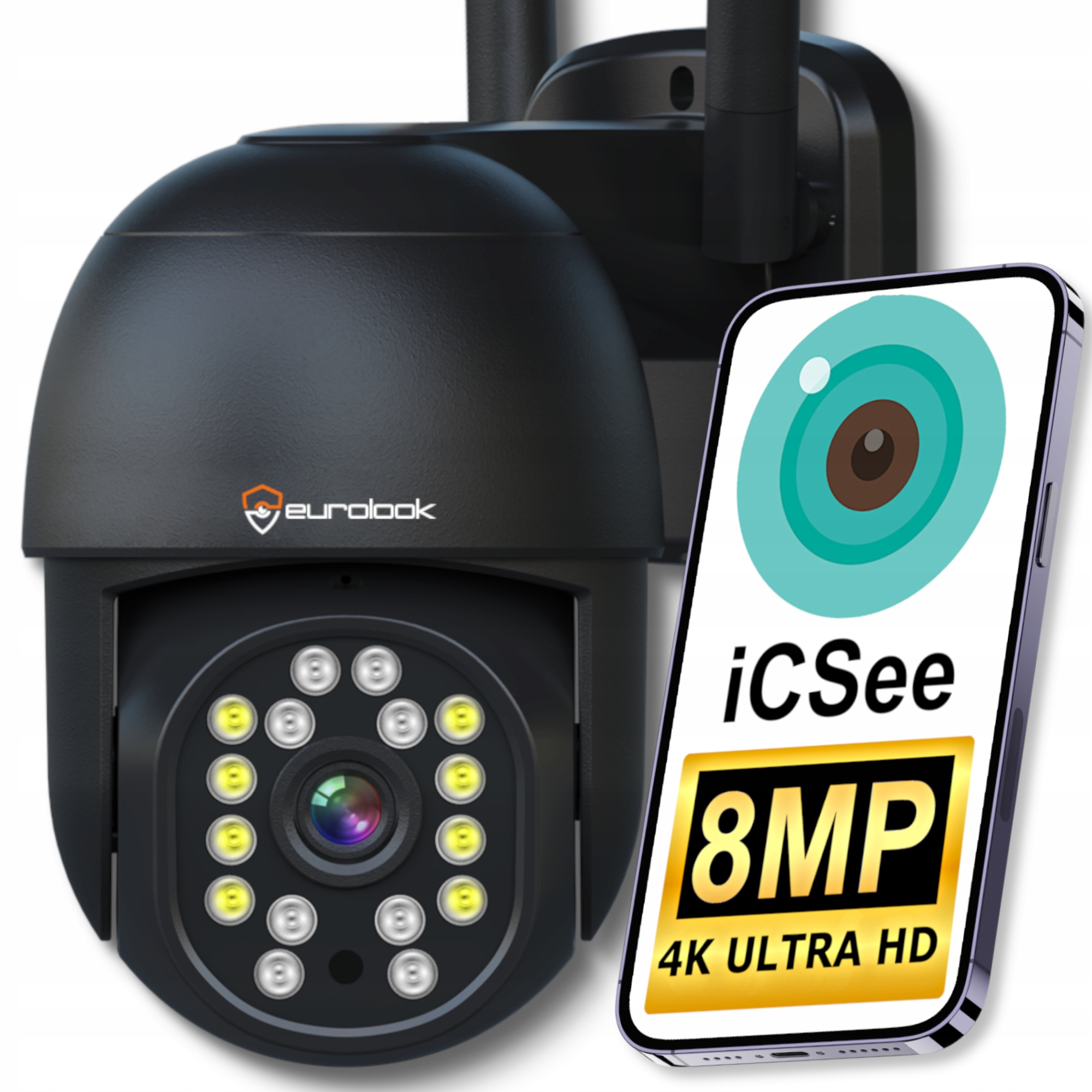 Vnútorná a vonkajšia IP kamera Eurolook K-7
