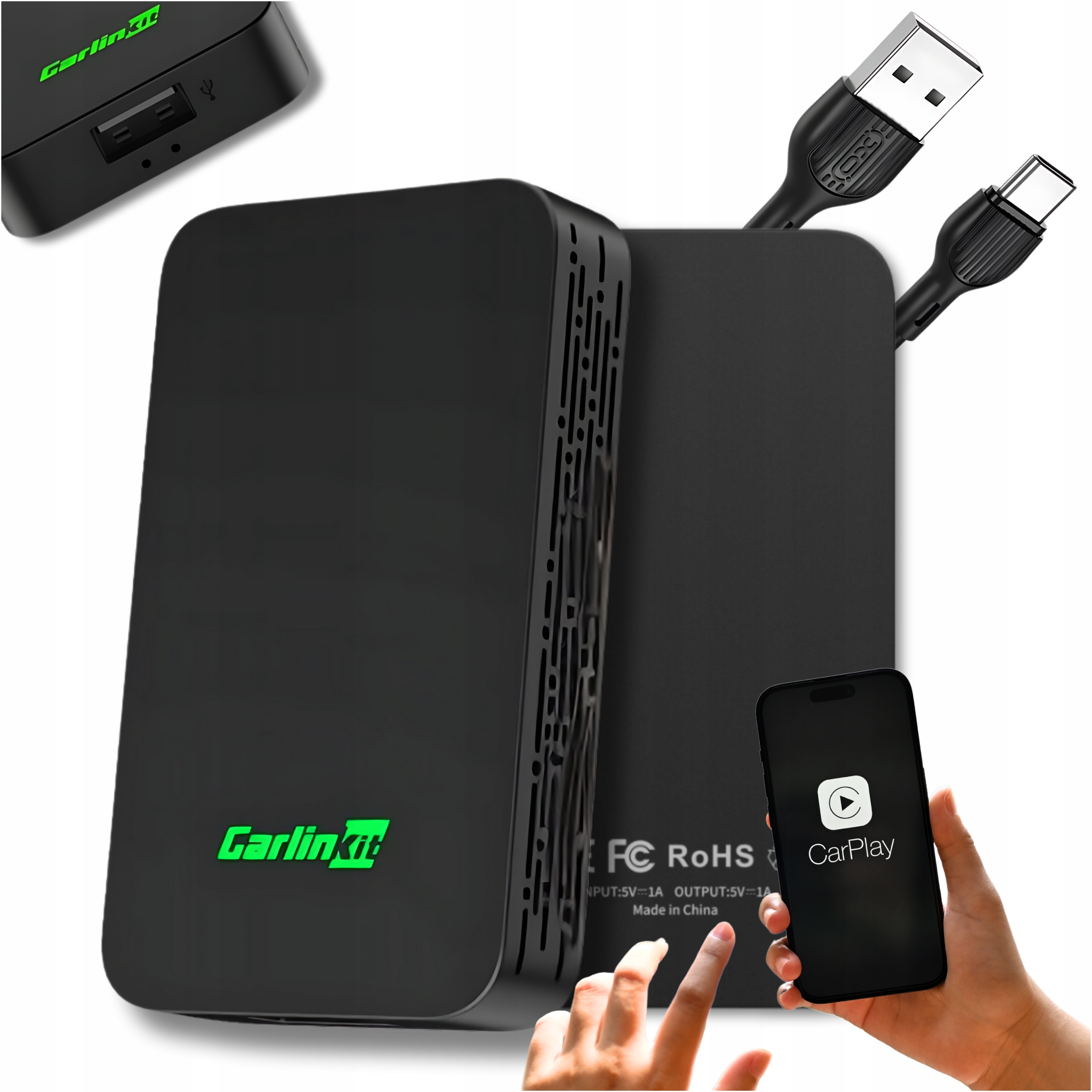 Autorádio Carlinkit 5.0 - CPC200-2Air + USB kábel - USB typ C XO 1 m