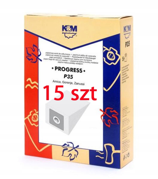 Vrecko, sáčok do vysávača - AEG ZANUSSI TESCO PAPIER VACEUM VACECT TAGE 15 PCS.