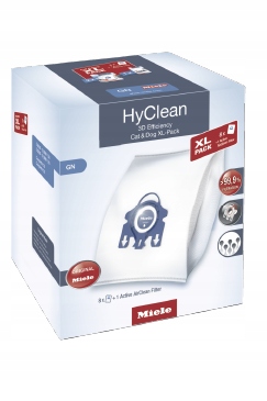 Vrecko, sáčok do vysávača - Papierový vákuový čistič Gn Hyclean 3D XL Pack 8 ks.