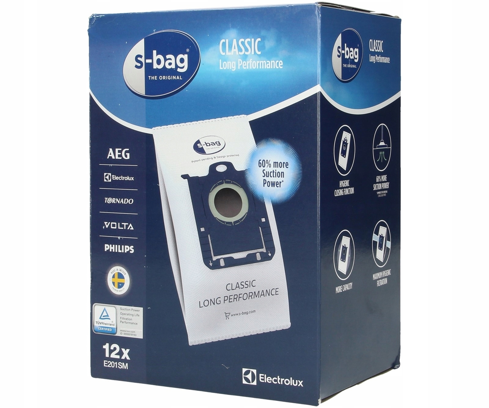 Vrecko, sáčok do vysávača - Syntetický elektrolux EasyGo EEG44igm 10 Syntetický vákuový čistič vrecko