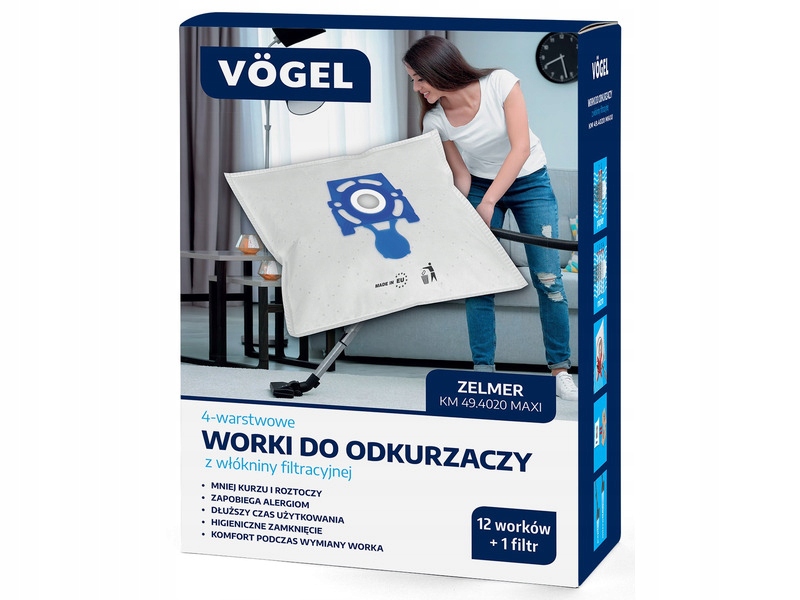 Vrecko, sáčok do vysávača - Voliet Sake Vinners Vögel KM 49,4020 (13 kusov)