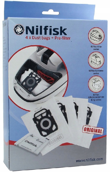 Vrecko, sáčok do vysávača - Syntetický vákuový čistič vrece Elite 4 PCS.