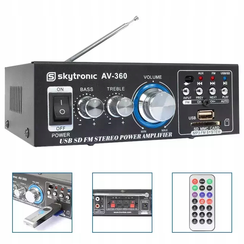 Skytronic AV-360 zosilňovač