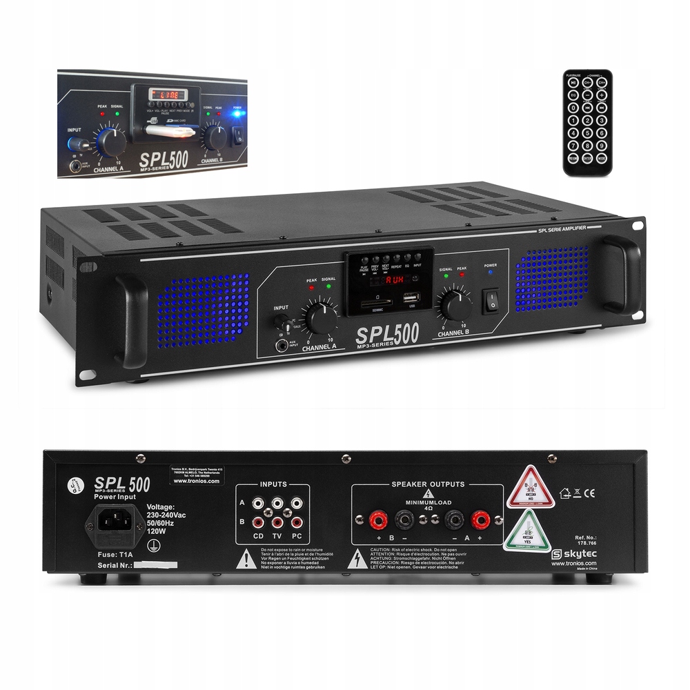Skytec SPL 500M3 zosilňovač