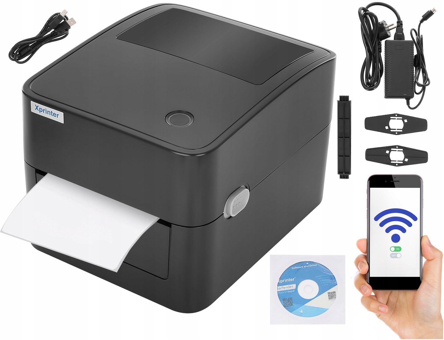XPRINTER Tepelná tlačiareň kuriérskych štítkov WiFi LAN USB