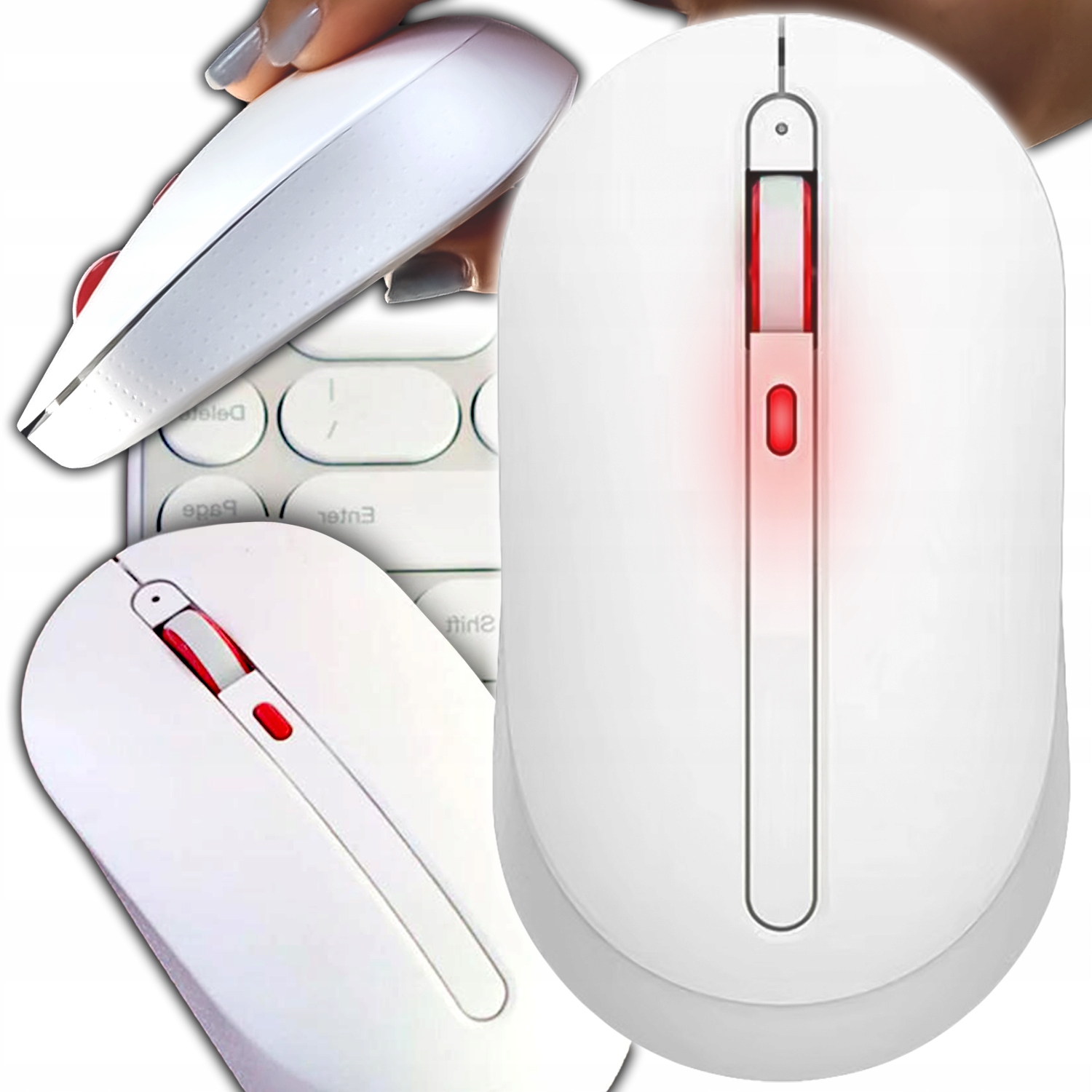 Bezdrôtová myš MIIIW FLAT SILENT LIGHT USB 2.4 G 1600 dpi KOMFORTNÝ 2 optický senzor