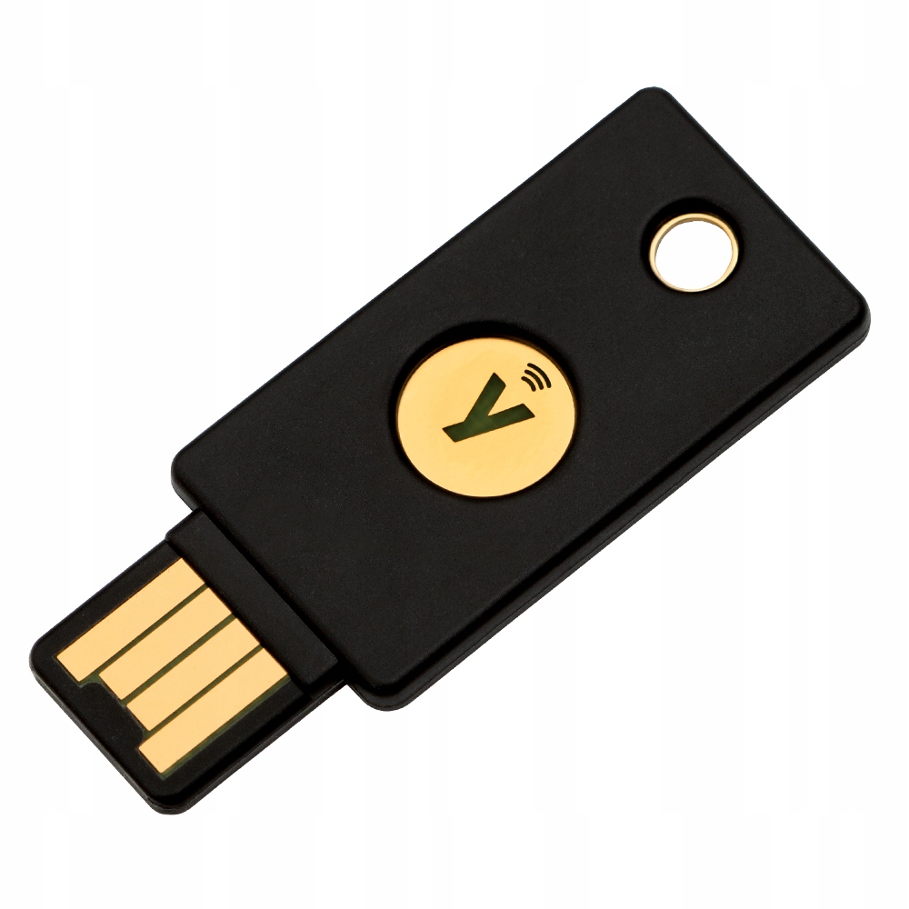 Bezpečnostný kľúč Yubico YubiKey5 NFC čierny
