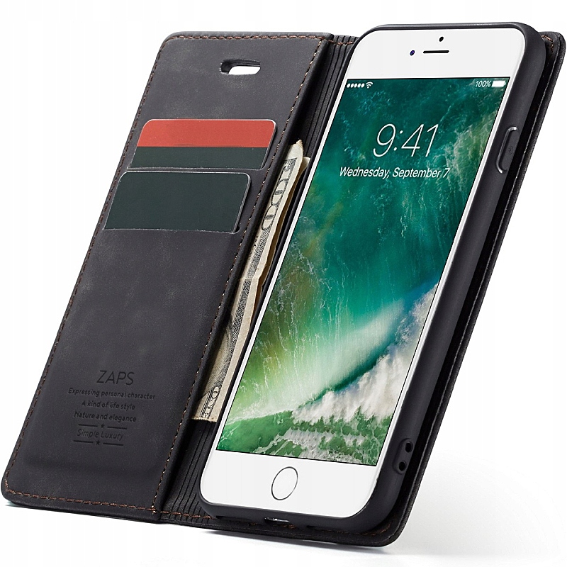 Puzdro s SAPS pre iPhone 7/8 / SE 2020 puzdro Black