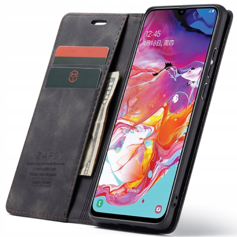 Puzdro s náhradnou klapkou pre čierny puzdro Galaxy A70
