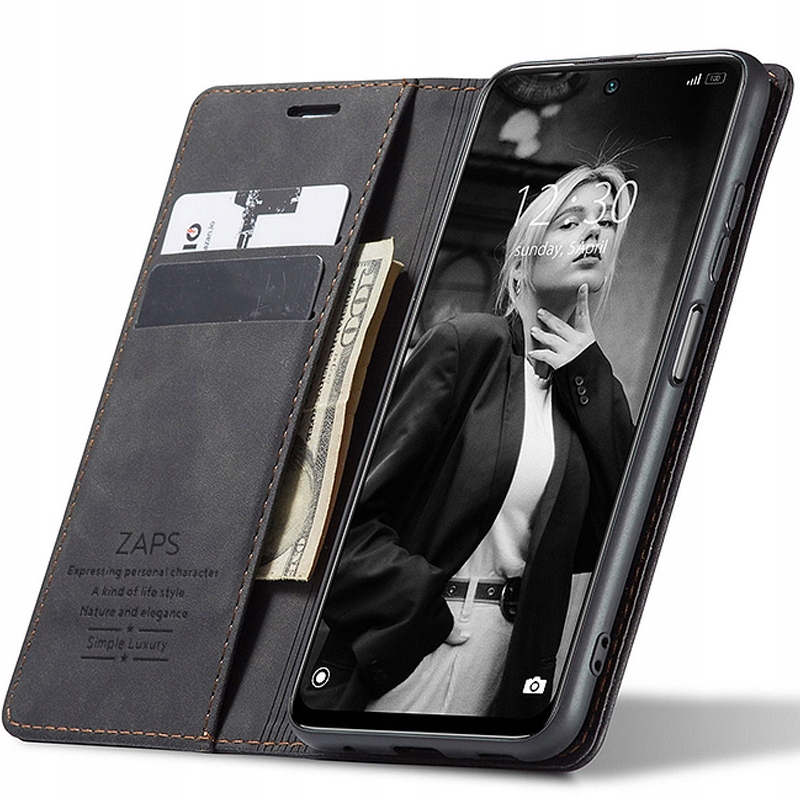 Puzdro s klapkou pre Xiaomi Redmi Note 11/11S Case Black