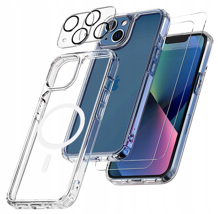 Zadné stimul pre iPhone 14 3in1 bezfarebný