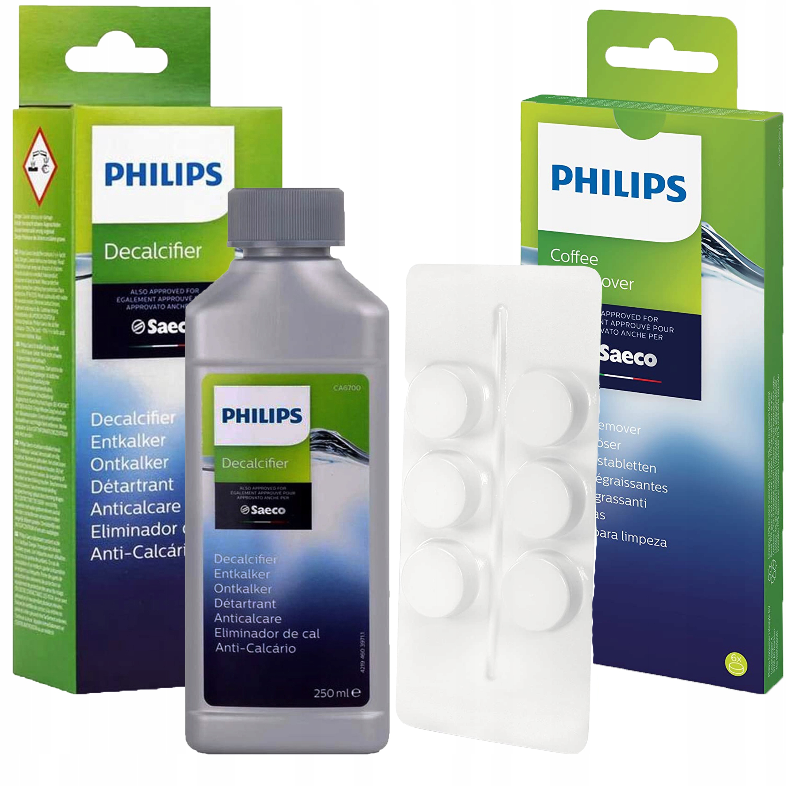 Dobrous tablety pre pivovarnícky blok Philips 6 ks + dizajnér pre stroje Philips CA6700/10 250 ml