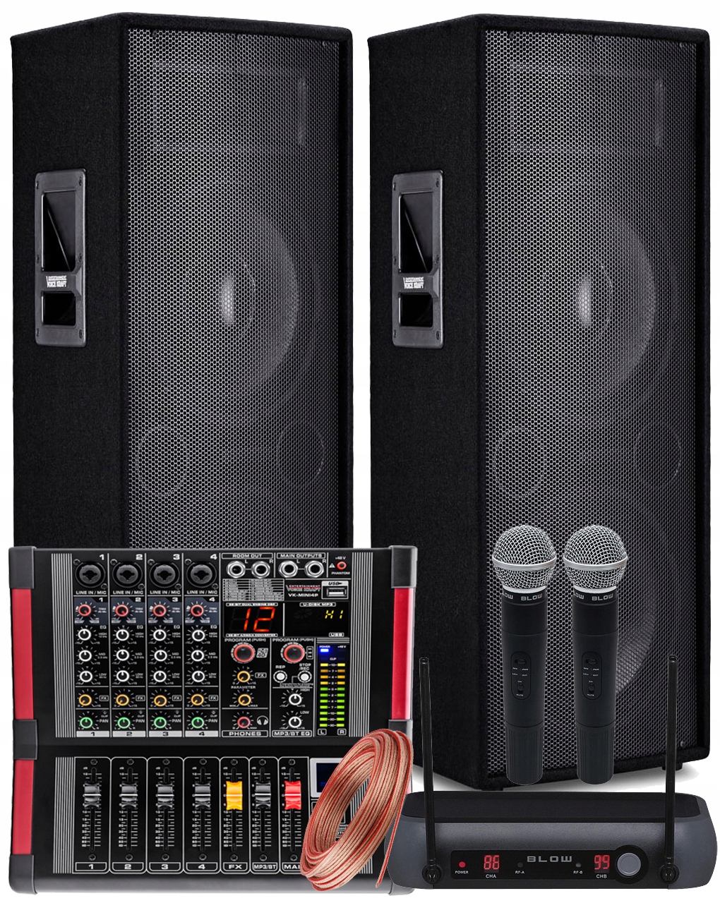 Sada stĺpcov hlasu Kraft 2212-VK 600 W