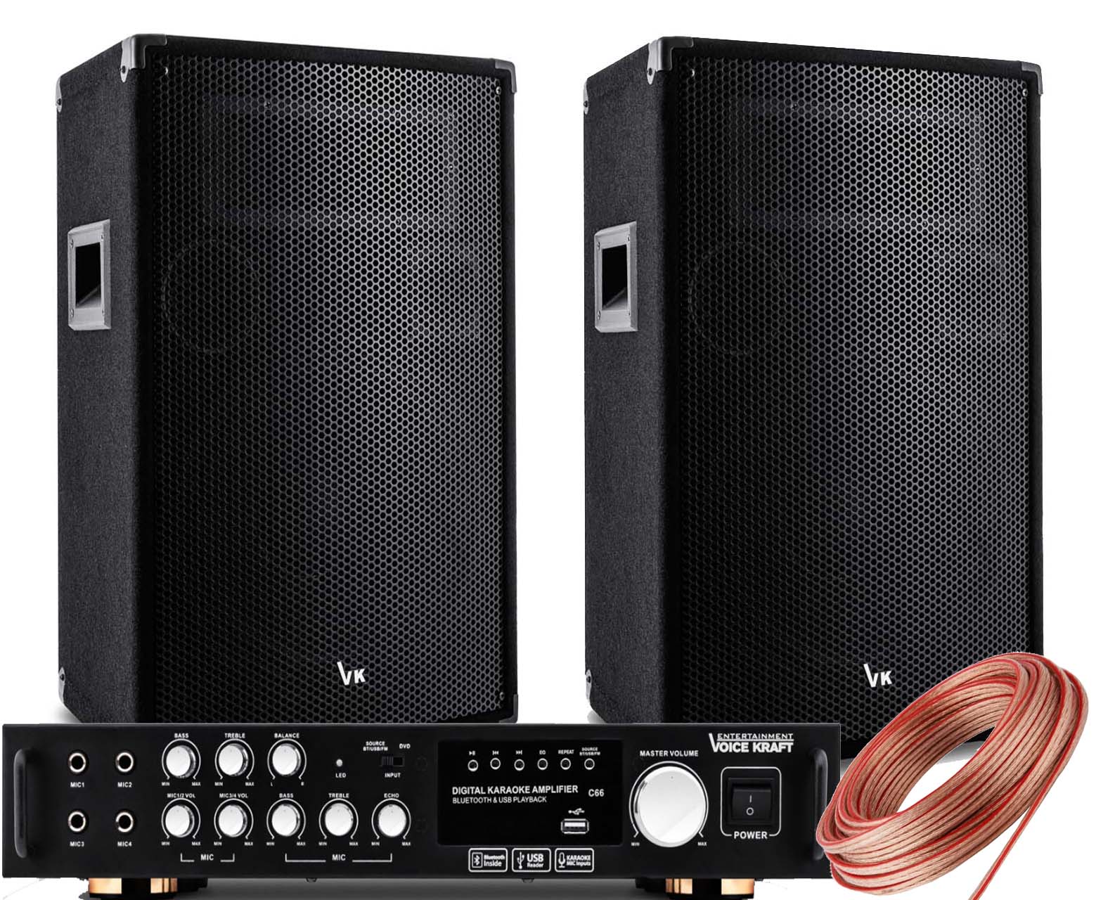 Sada hlasu Kraft 12b-Disco 600 v čiernej farbe