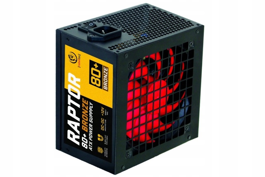 ATX NAPÁJACÍ ZDROJ REBELTEC RAPTOR 500W 120mm BRONZ 80+