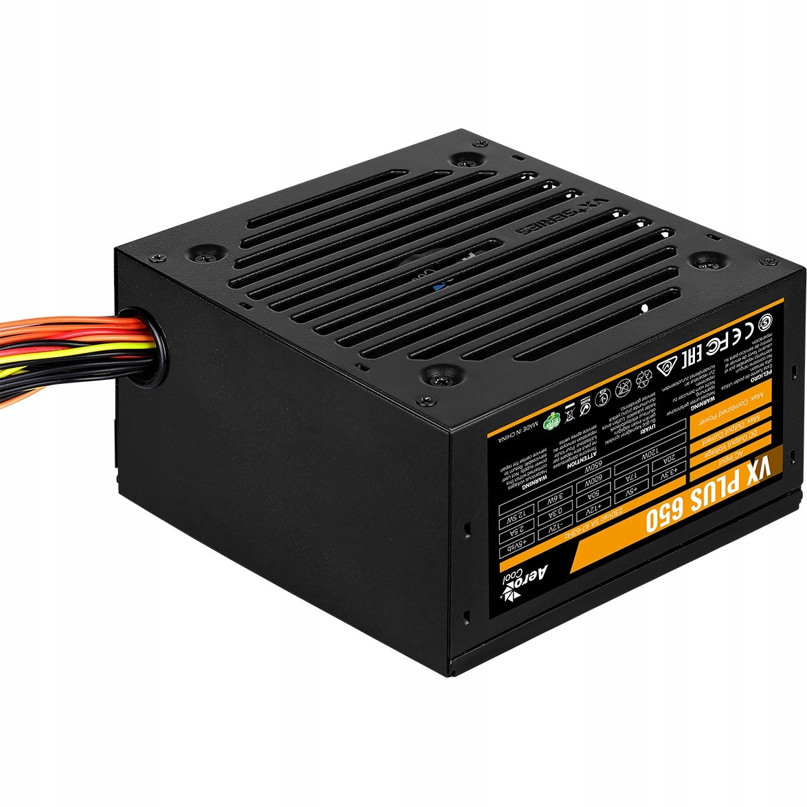Napájací zdroj Aerocool PGS VX-650W 80+ BOX 650 W 80 PLUS