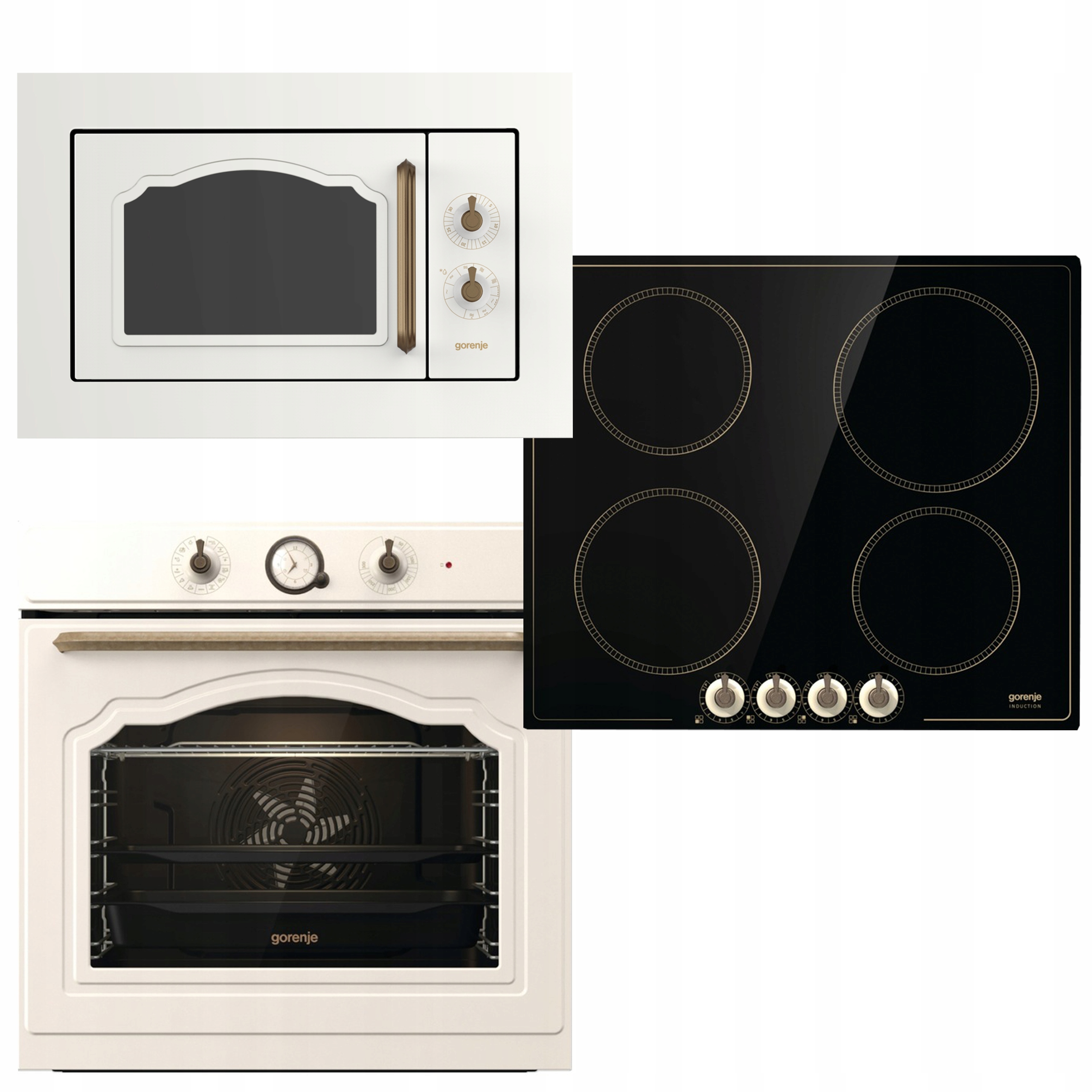 Nastavte retro mikrovlnné rúry rúry Gorenje