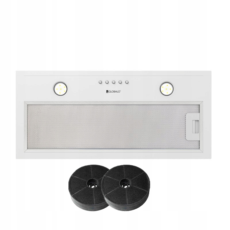 Delič 50,1 White Hood Set Plus Carbon Filter