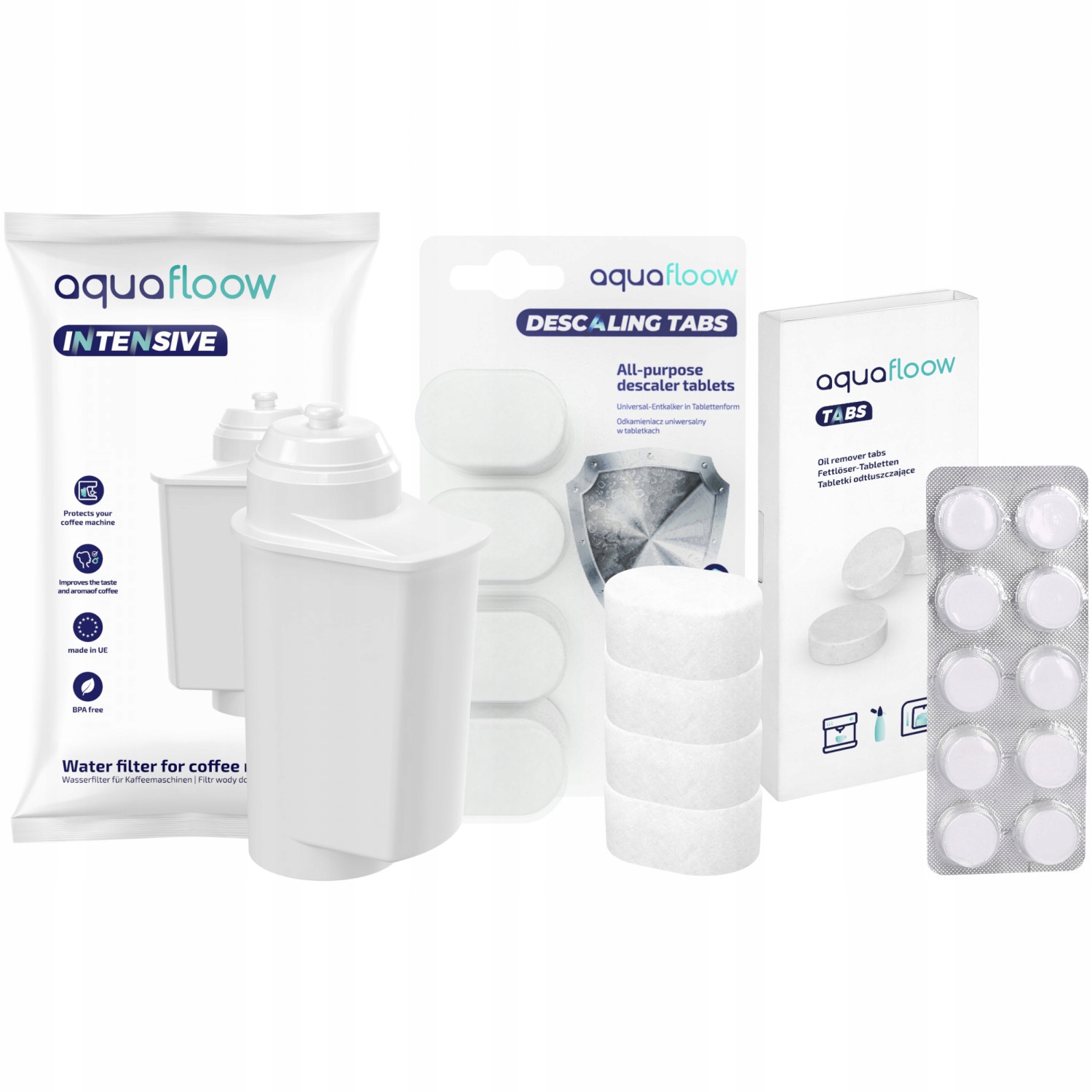 Vodný filter pre Aquafloow Intenzívny stroj AF05 White + 2 ďalšie výrobky