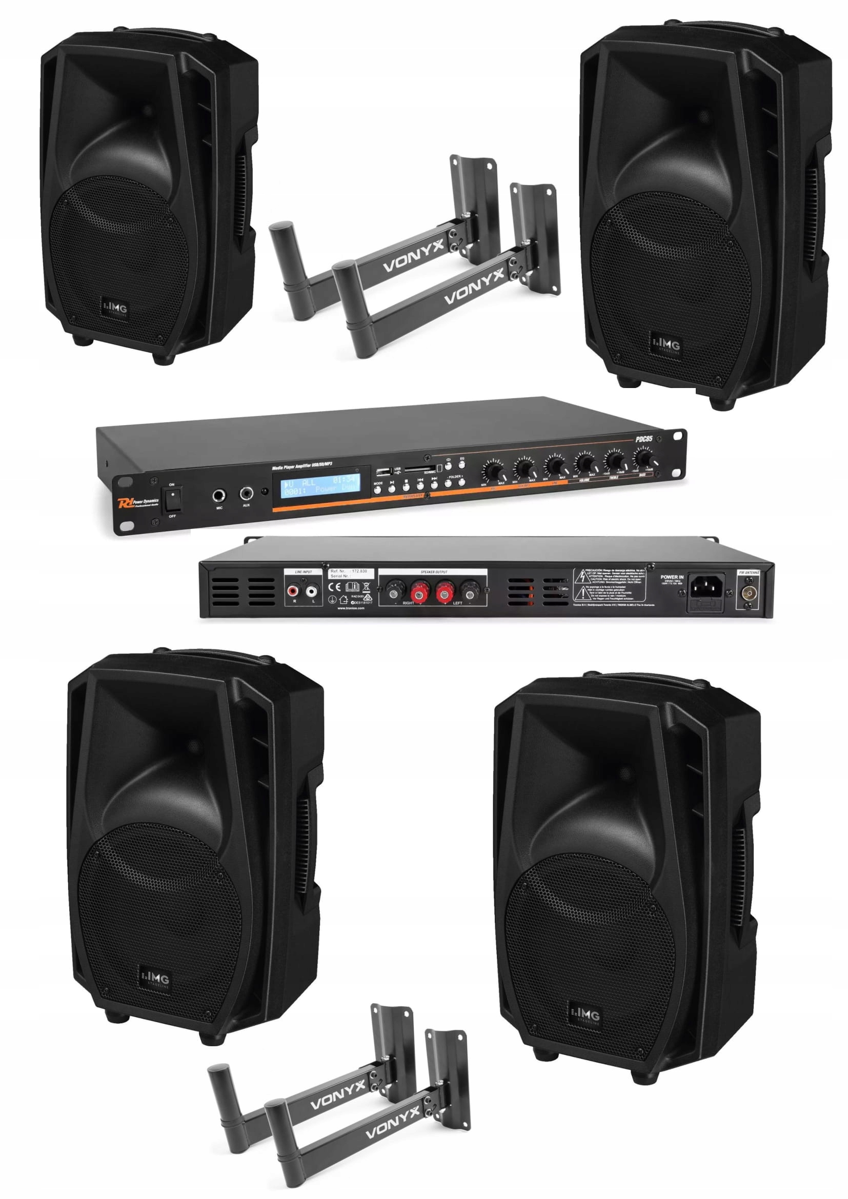 IMG Stage Line Wave-08p 100 W Stĺpec