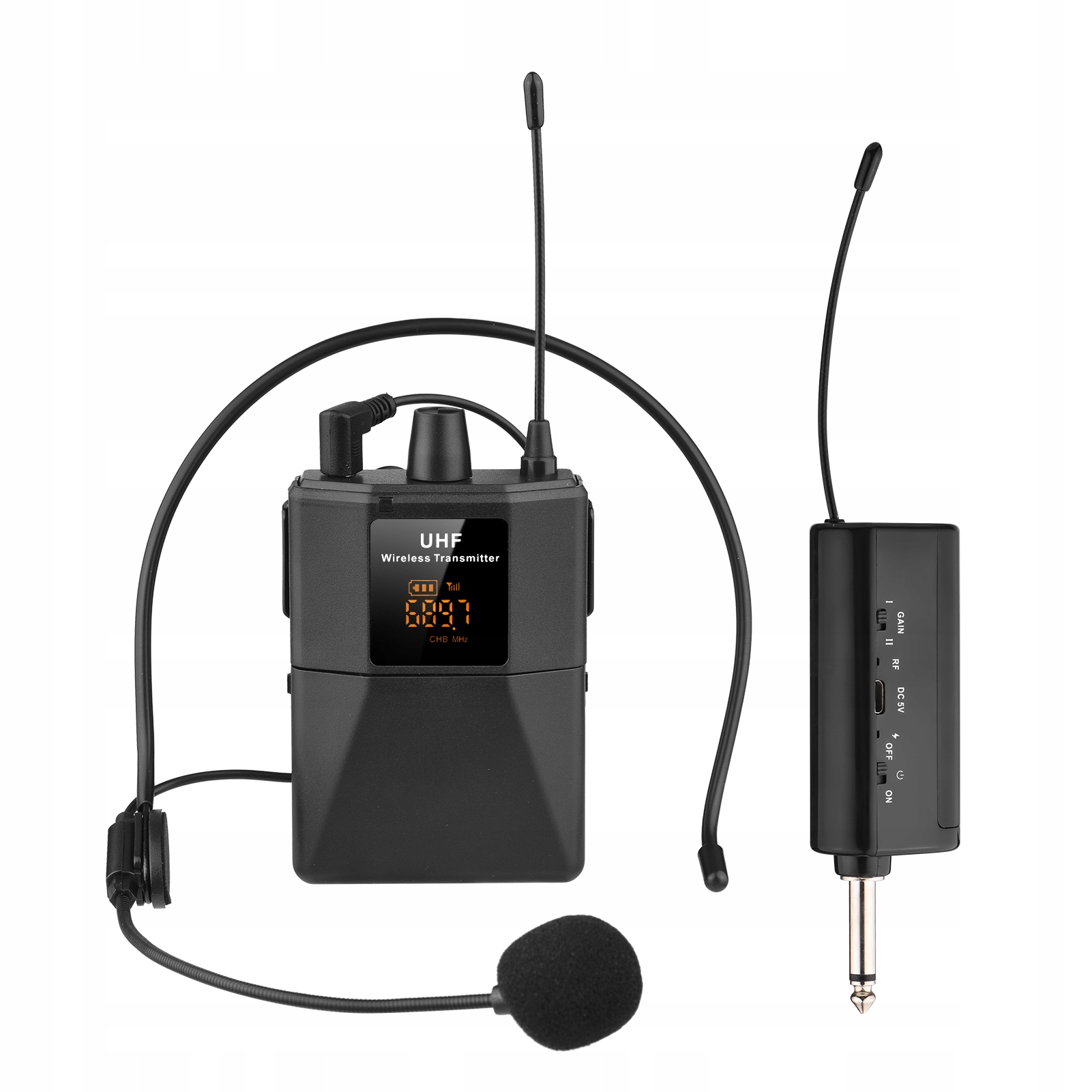 Headset s bezdrôtovým mikrofónom